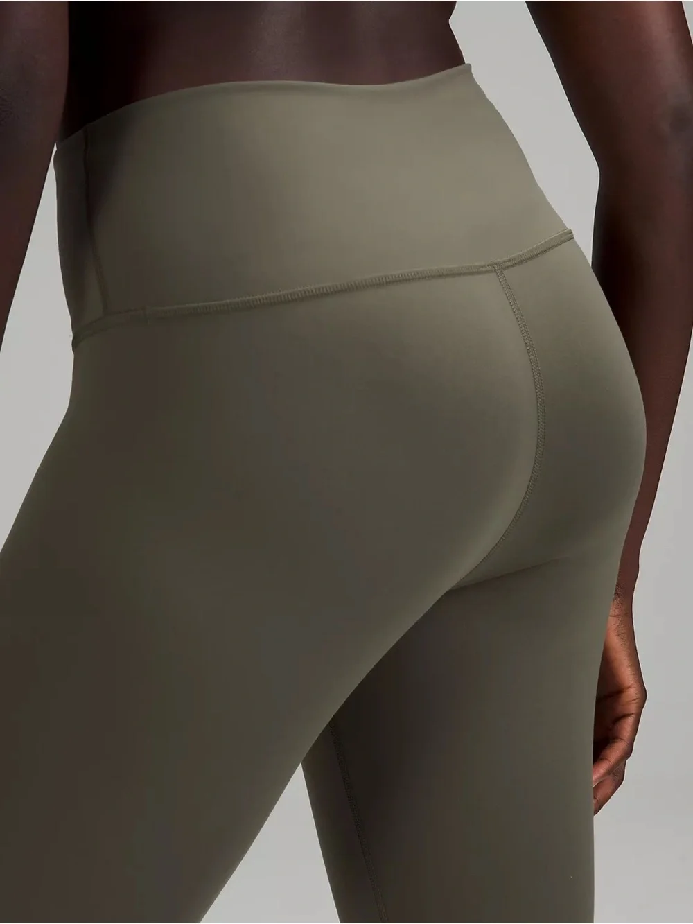 NWT Lululemon Wunder Train HR Tight 28” Army Green Size 8